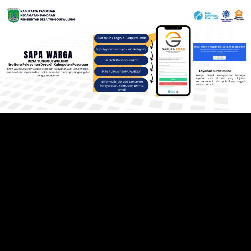 Desa Tunggulwulung Dorong Warga Beralih ke Pelayanan Digital Melalui SAPA WARGA